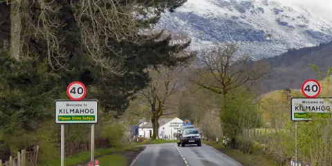 An image depicting the trail Ben Ledi near Callander and its surrounding area.