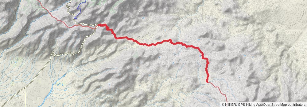 Arizona Trail stage 15 Map