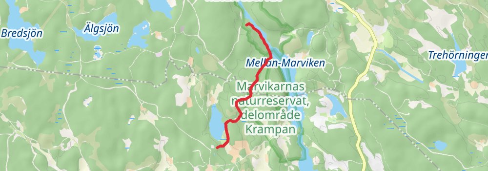 Sörmlandsleden Trail alt 1 Map
