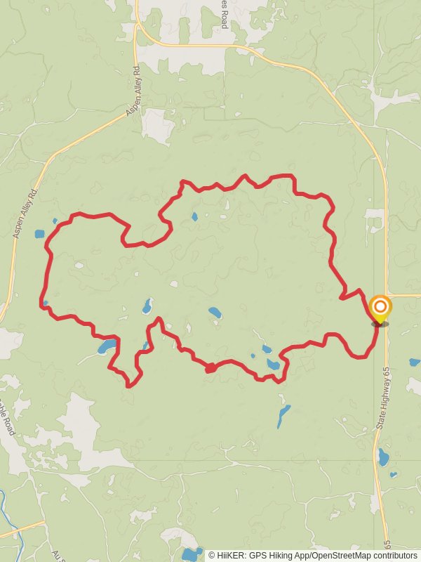 Hoist Lake Trail Alcona County Michigan