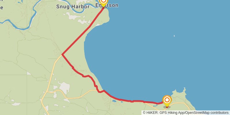 North Country Trail - Michigan Northeast stage 4 Map