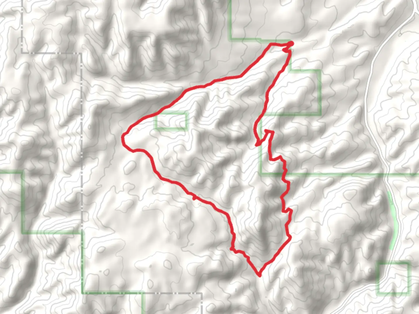 An image depicting the trail Slate Mountain and North Fork Gibson Jack Creek Loop and its surrounding area.