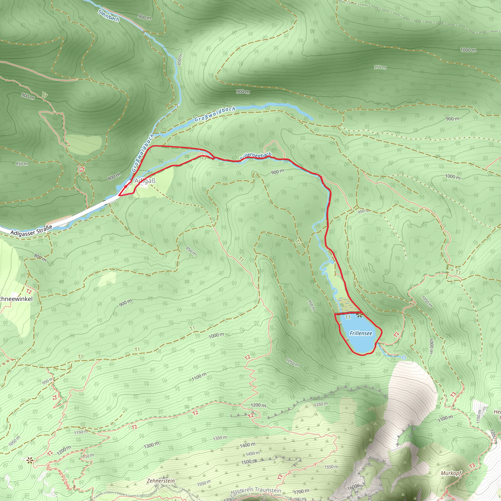 Frillensee Loop via Frillensee Runde mobile static map