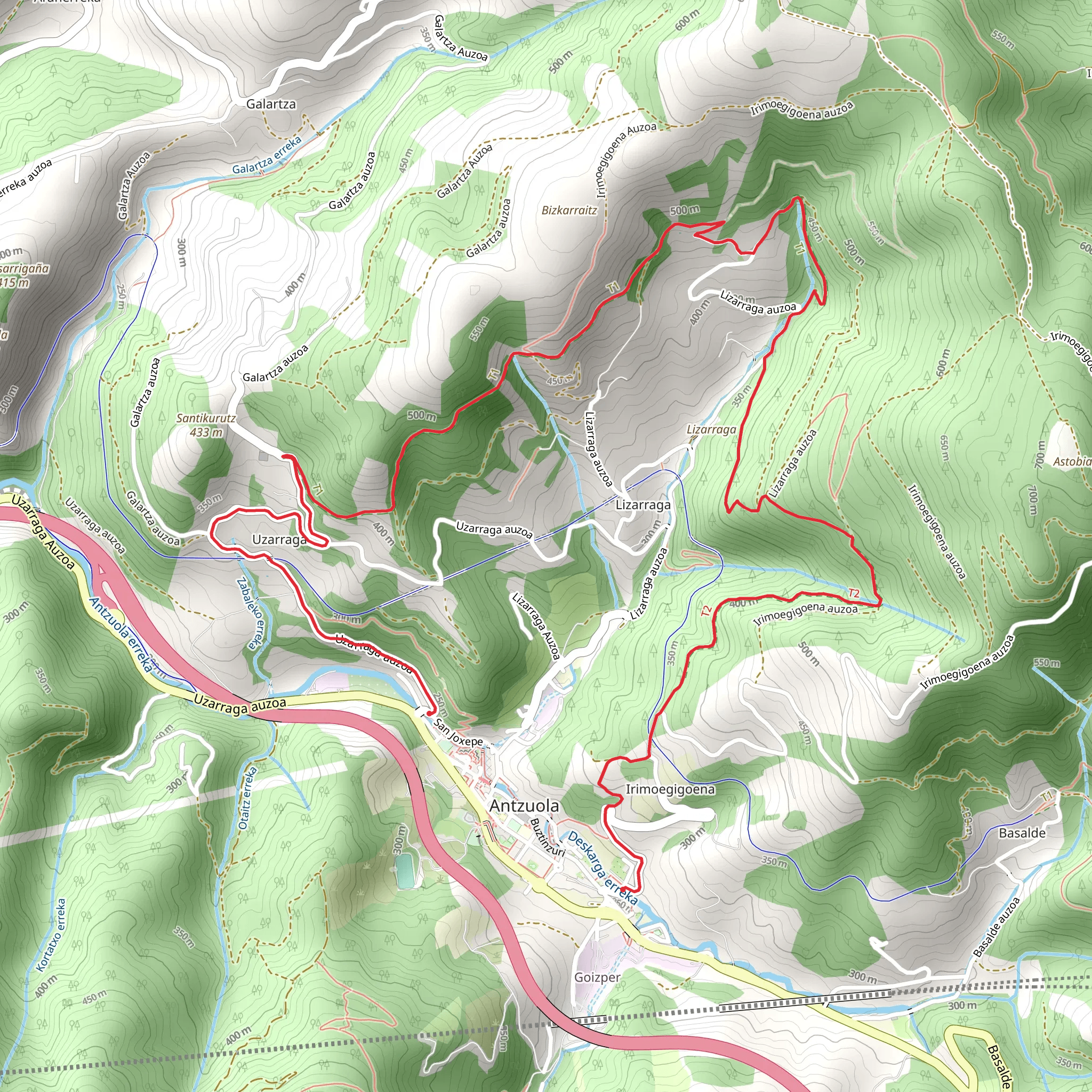 Uzarraga-Galartza-Irimoegi PR GI 98 mobile static map