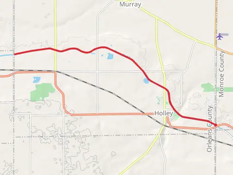 Erie Canal from Monroe Orleans County Line Road