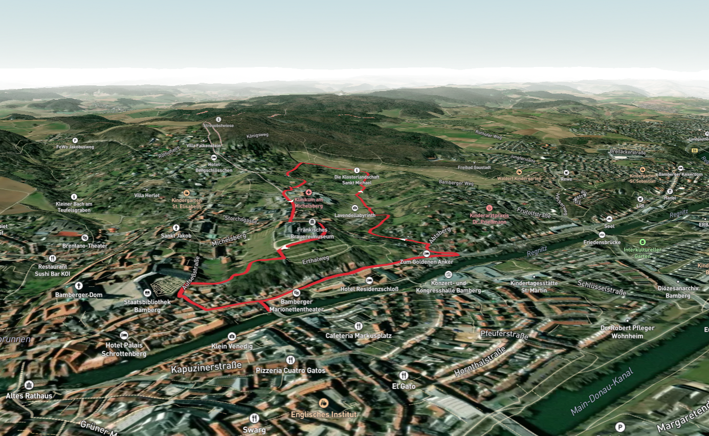 Erthalweg and Schopfungweg Loop - Bamberg