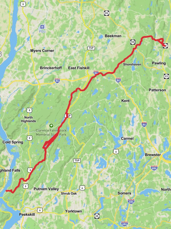 Hurd Corner to Manitou via Appalachian Trail