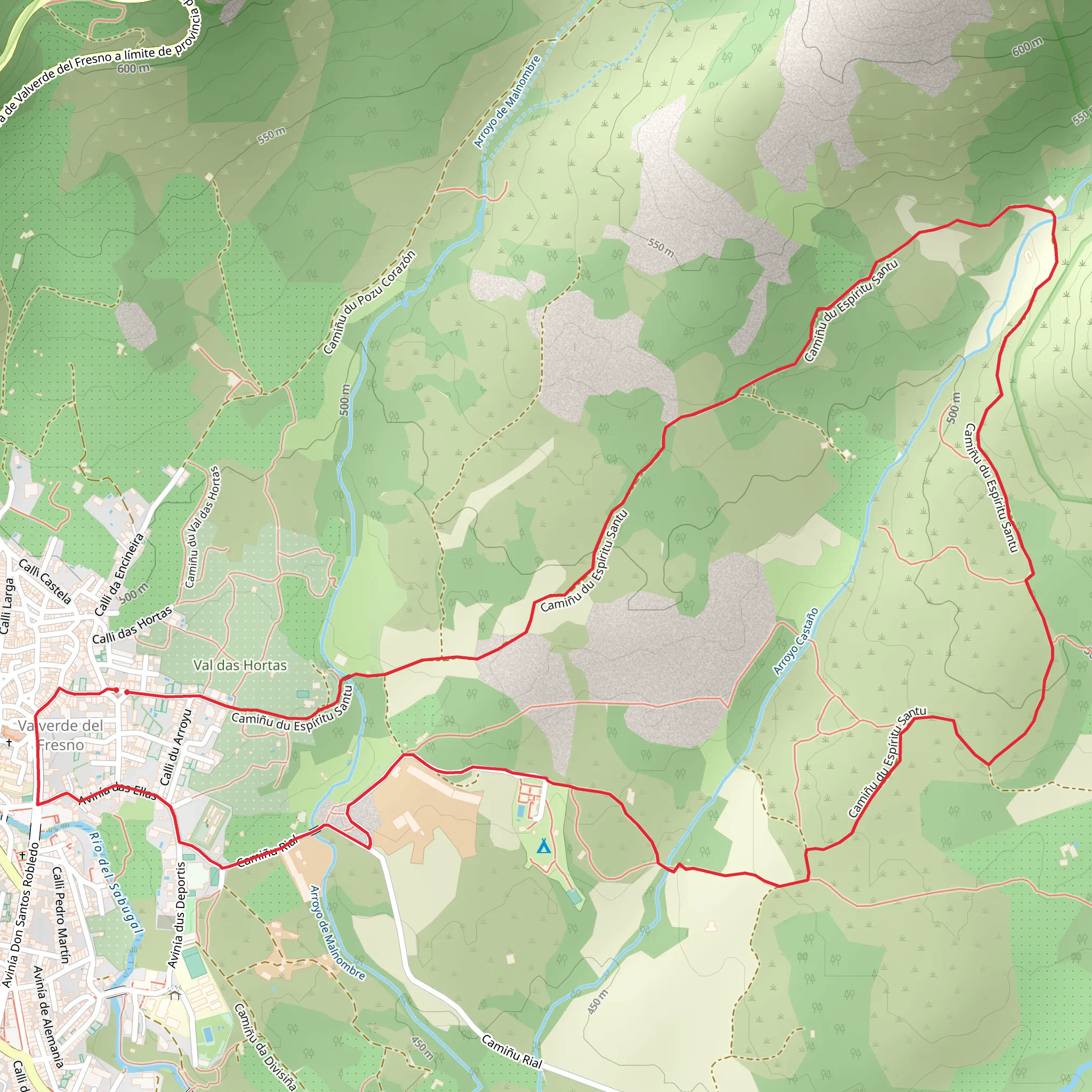 To the Hermitage of the Holy Spirit SL CC 207 mobile static map