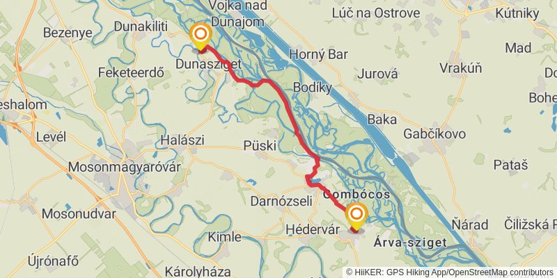 Sultans Trail stage 8 Map