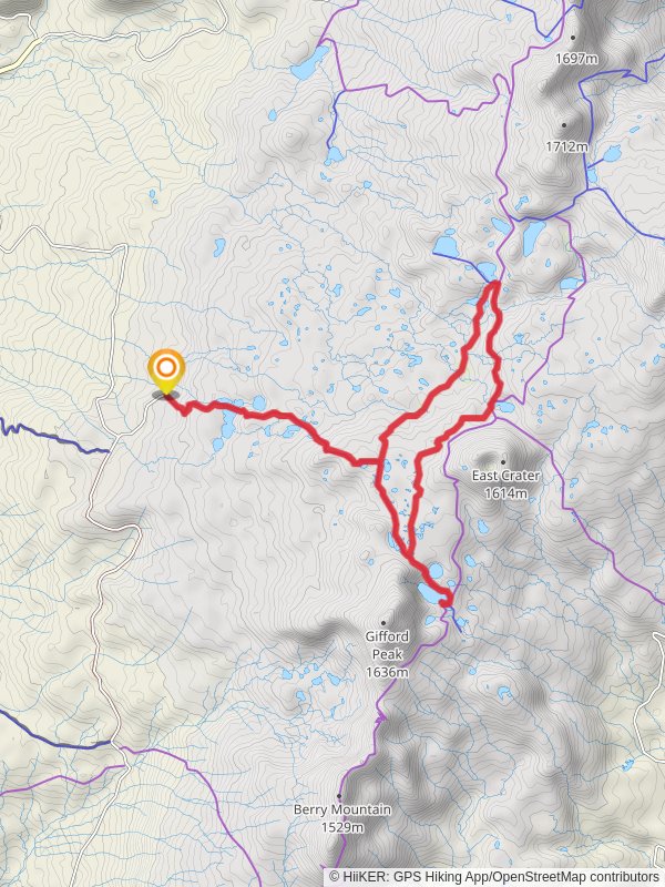 Old Cascase Crest Trail and Thomas Creek Trail