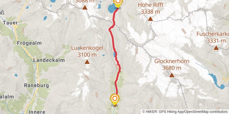 Die Glocknerrunde stage 3 Map