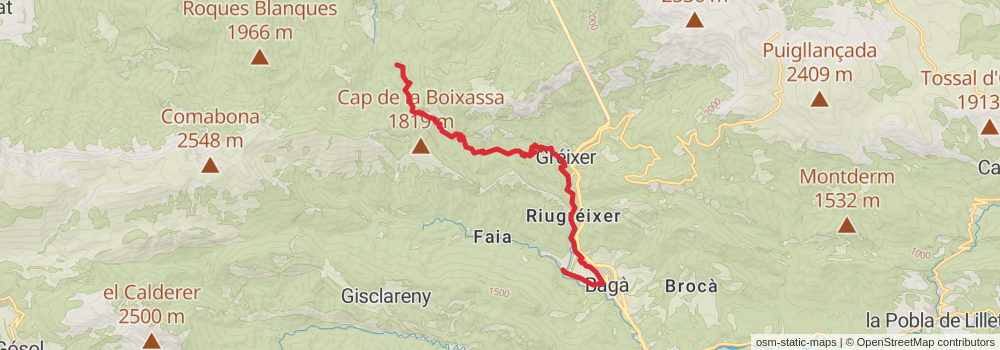 GR 107 Route of the Cathars stage 5 Map