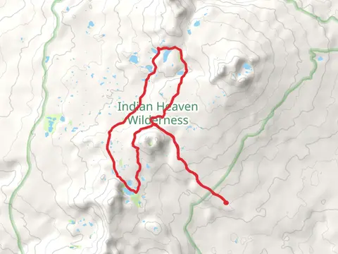 East Crater Trail and Lemei Lake Trail