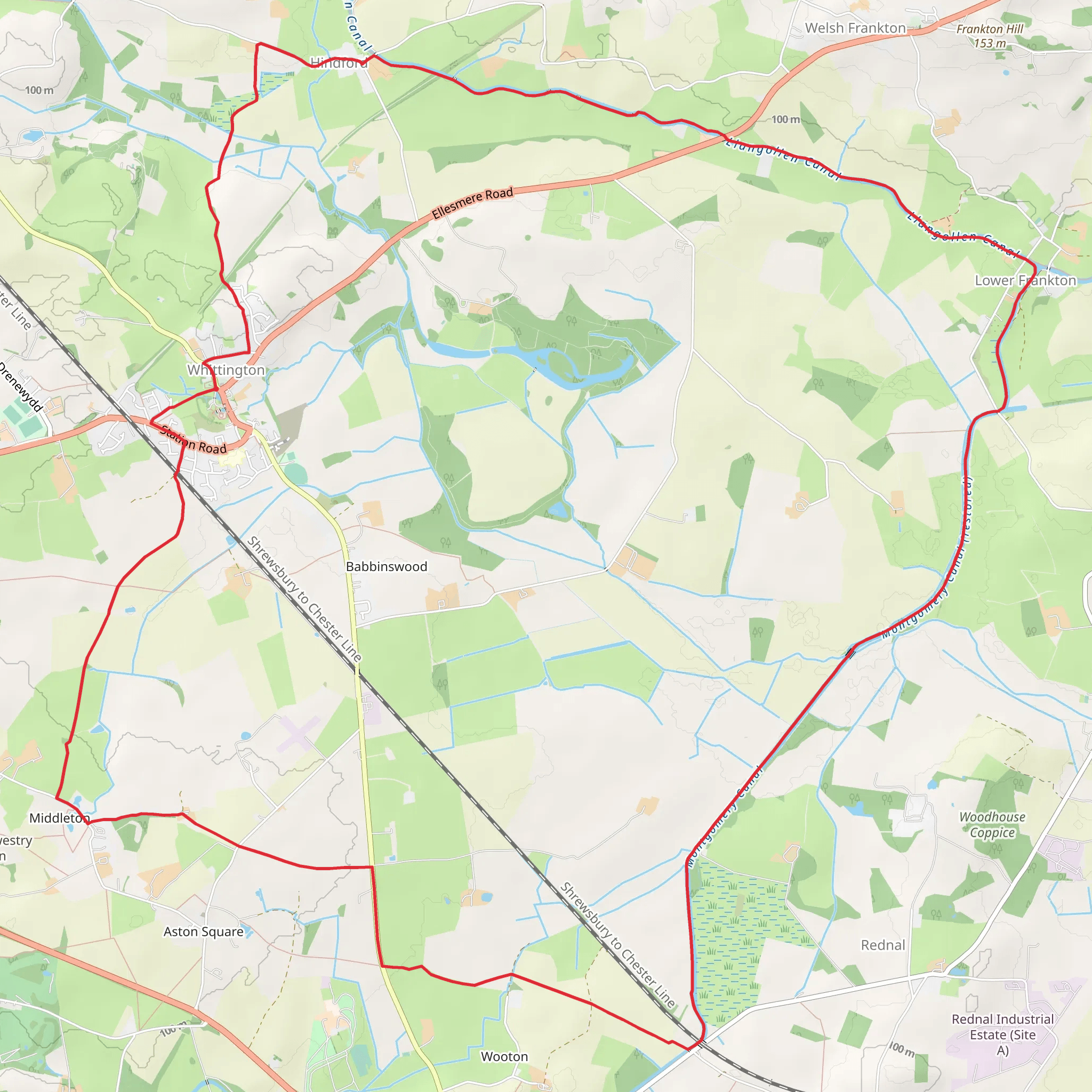 Whittington Loop mobile static map
