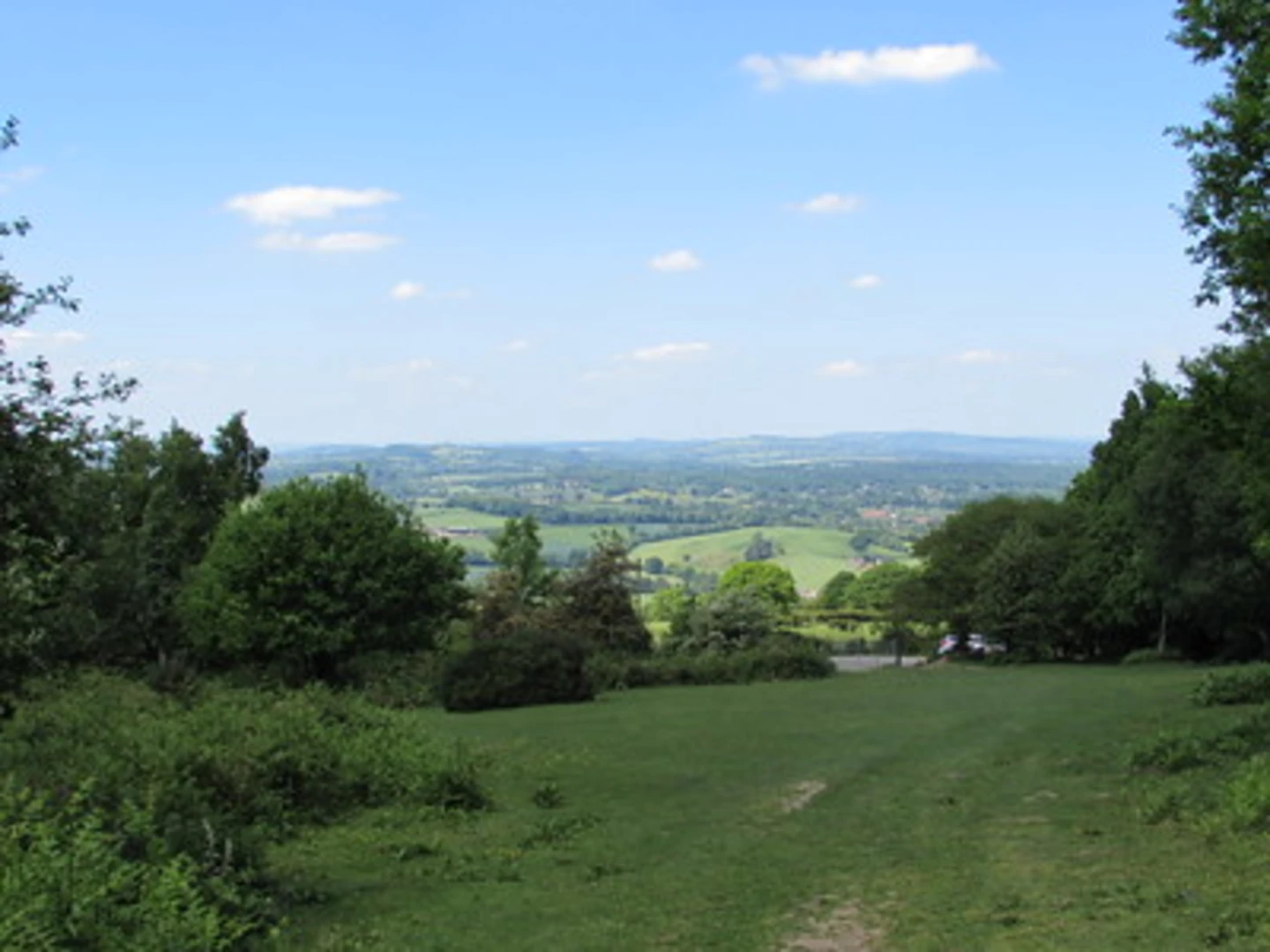 An image depicting the trail Cliffords Mesne to Gloucester Walk via May Hill and its surrounding area.