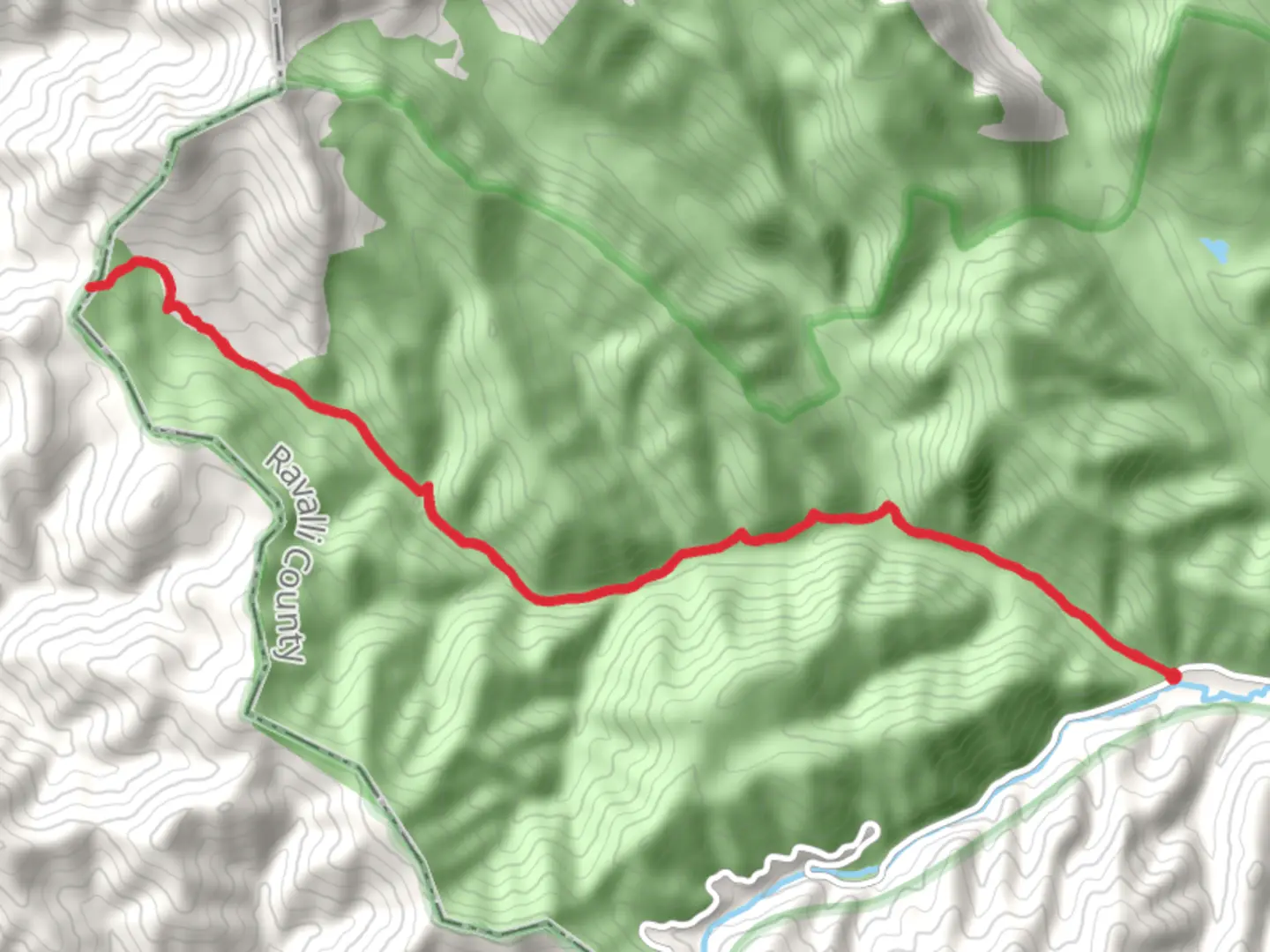 An image depicting the trail Sheephead Creek Trail and its surrounding area.