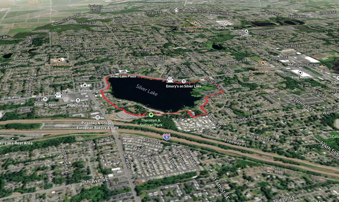 Silver Lake and Green Lantern Trail