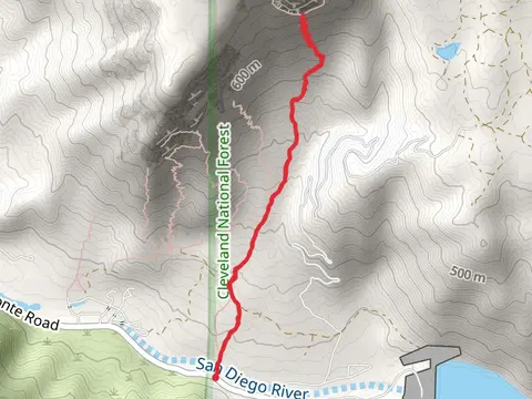 Climber's Approach Out and Back