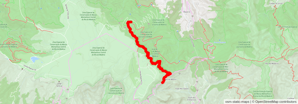 PR 17 Caminho do Pináculo and Folhadal stage 2 Map