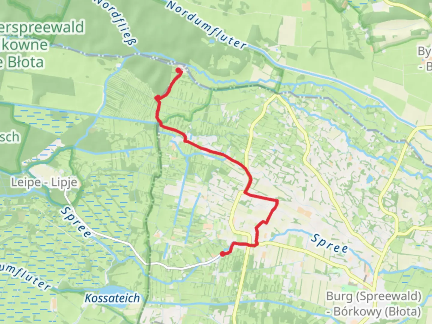 An image depicting the trail Wanderweg Gruener Balken and its surrounding area.