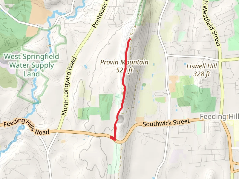 Provin Mountain via Metacomet - Monadnock Trail