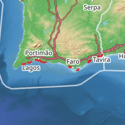 Best of Algarve Coast 11-Day Gentle Tour (Hillwalk Tours) mobile static map