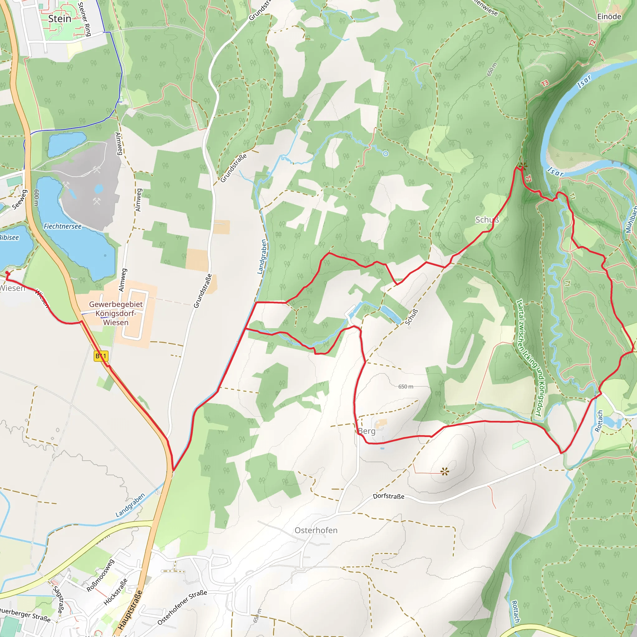 Malerwinkel Loop mobile static map