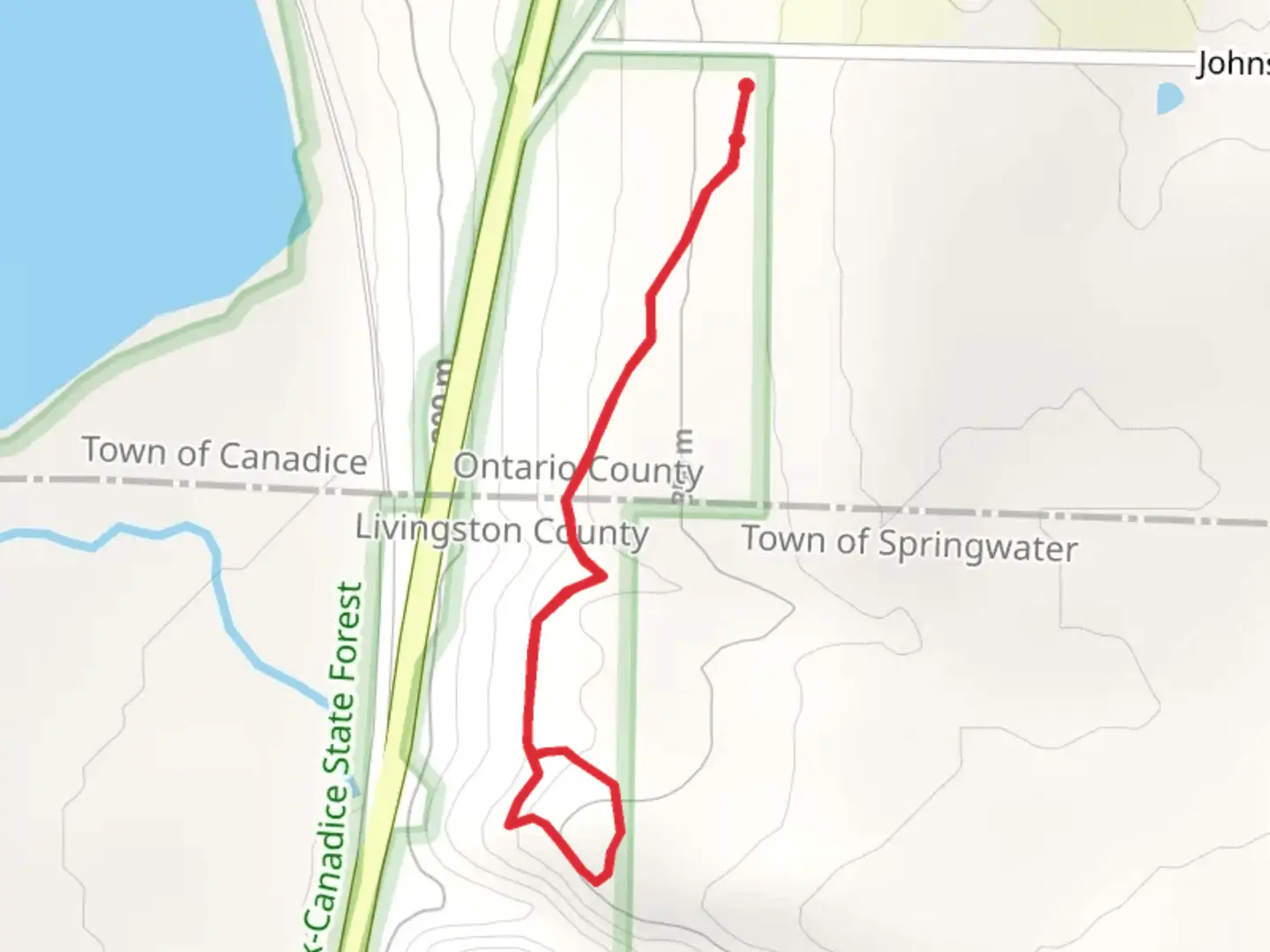 An image depicting the trail Willow Oak Trail and its surrounding area.