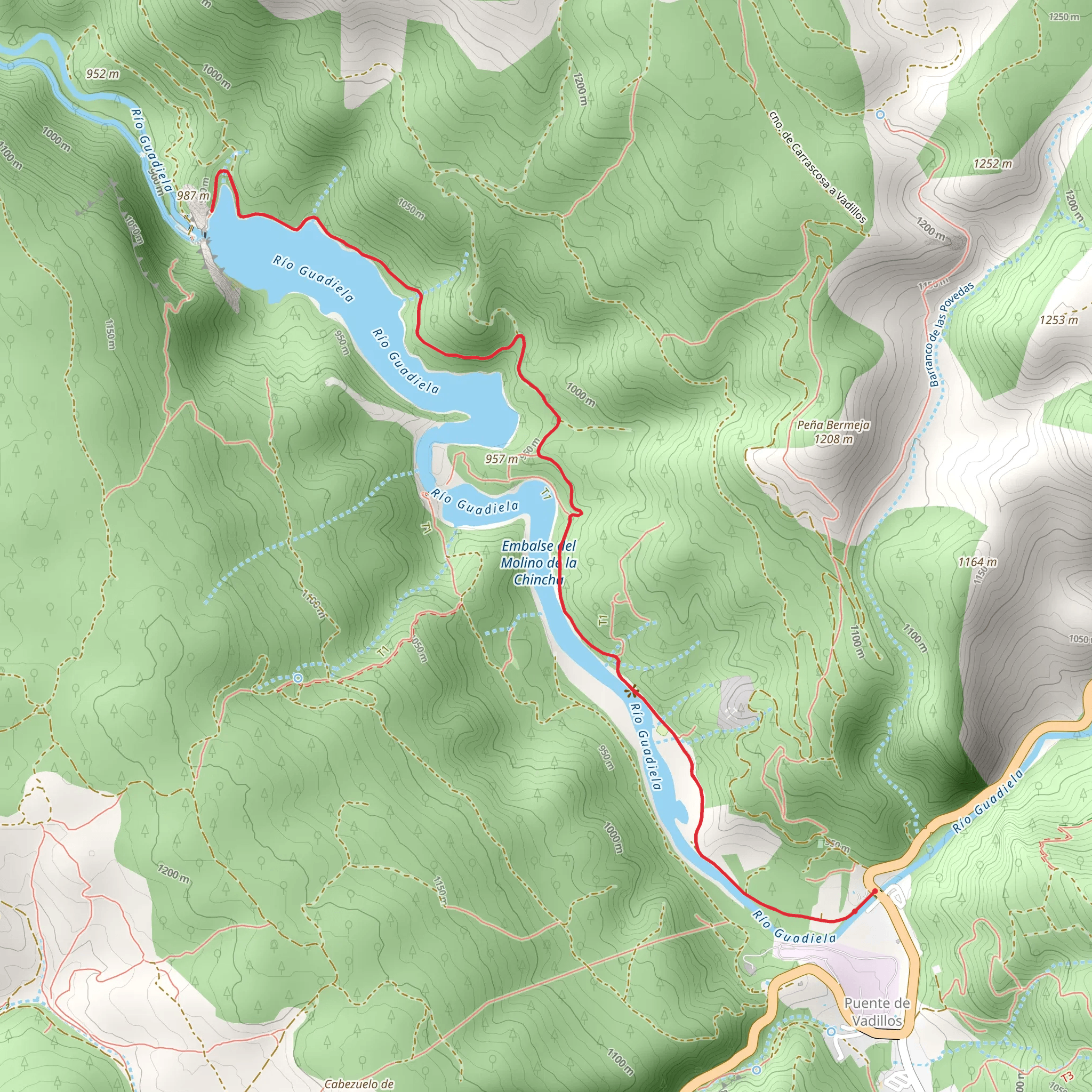 Chincha Mill Reservoir PR CU 92 mobile static map