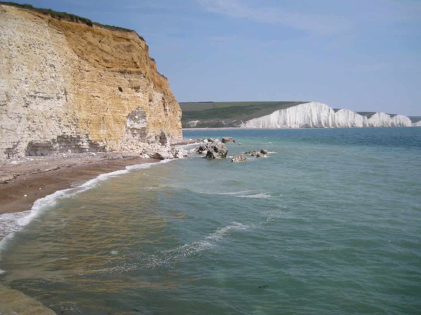 An image depicting the trail Seaford Head Walk and its surrounding area.
