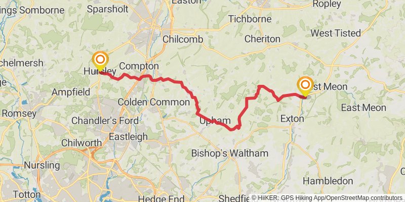 Monarch's Way stage 41 Map