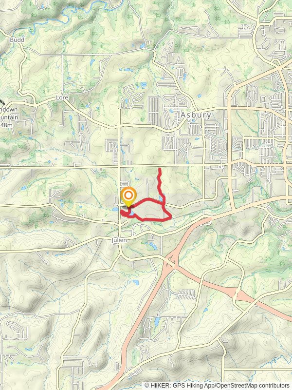 Bergfeld Recreational Trail and Bergfeld Pond Trail Loop