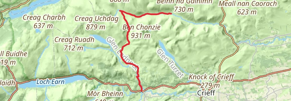 Scottish National Trail stage 17 Map