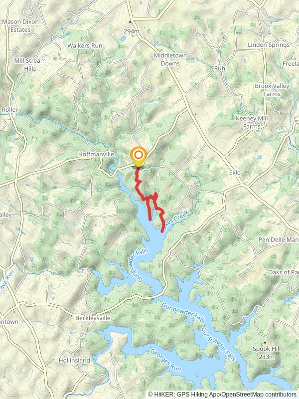 Dykes Creek Shore walk from Cotter Road