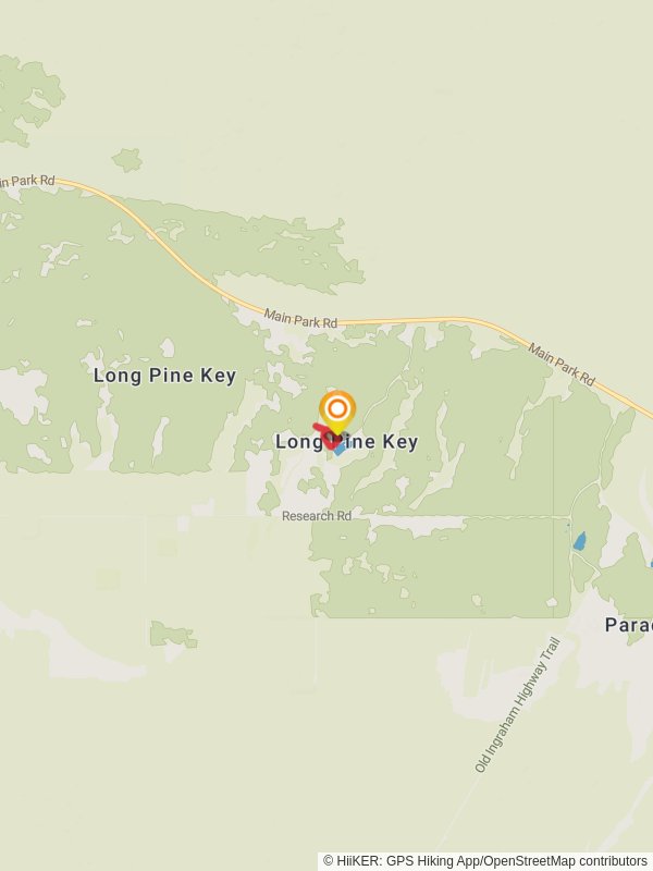 Long Pine Key Rd Loop mobile static map