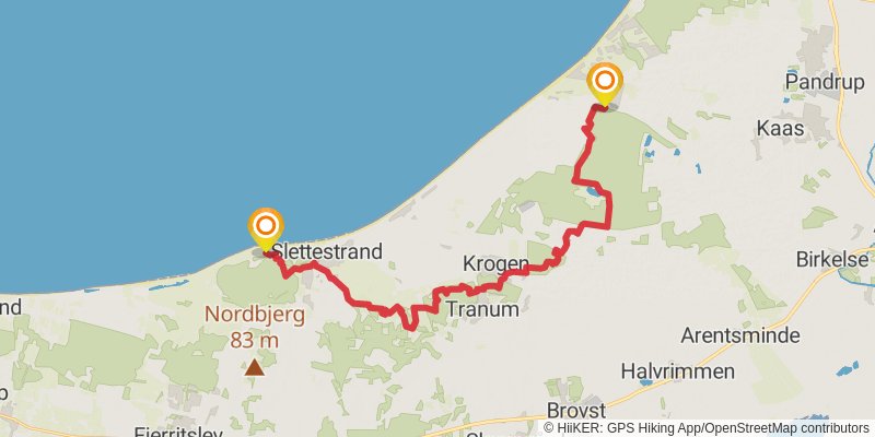 Hærvejen stage 5 Map