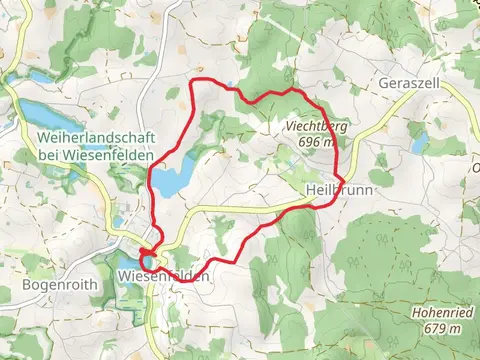 Beckenweiher and Neuweiher via Rundwanderweg 4