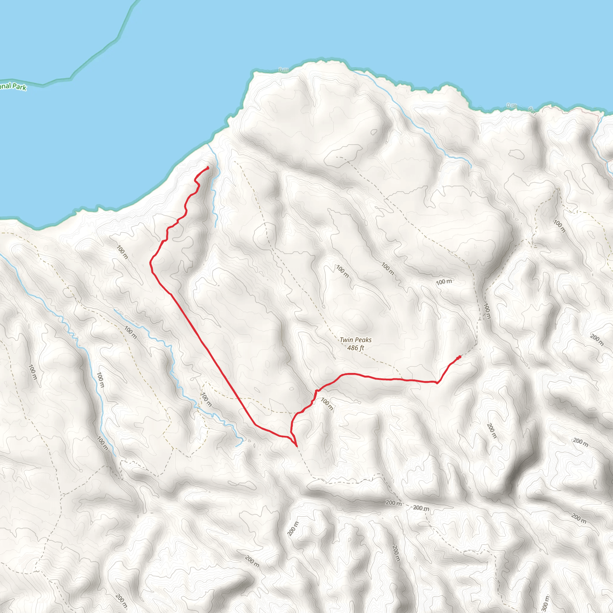 Signal Connection Road Trail mobile static map