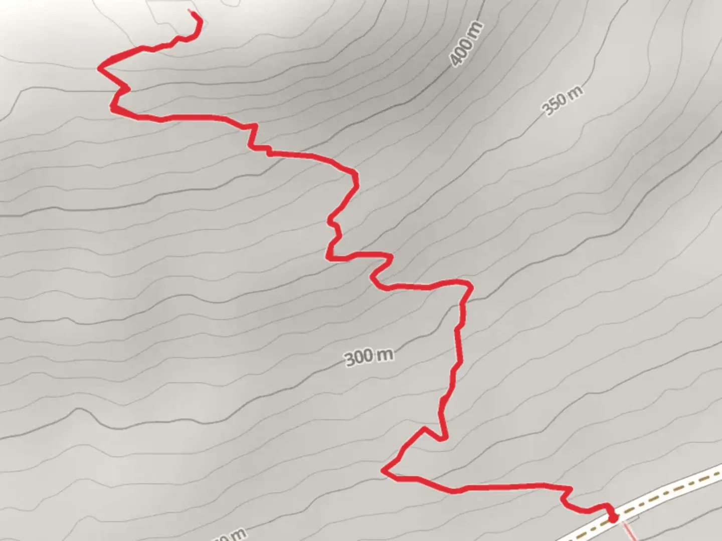An image depicting the trail Hideout Trail and its surrounding area.