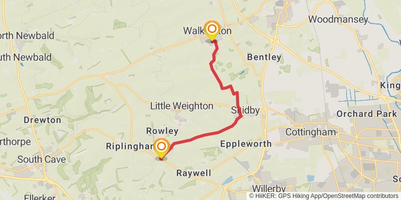 High Hunsley Circuit stage 3 Map