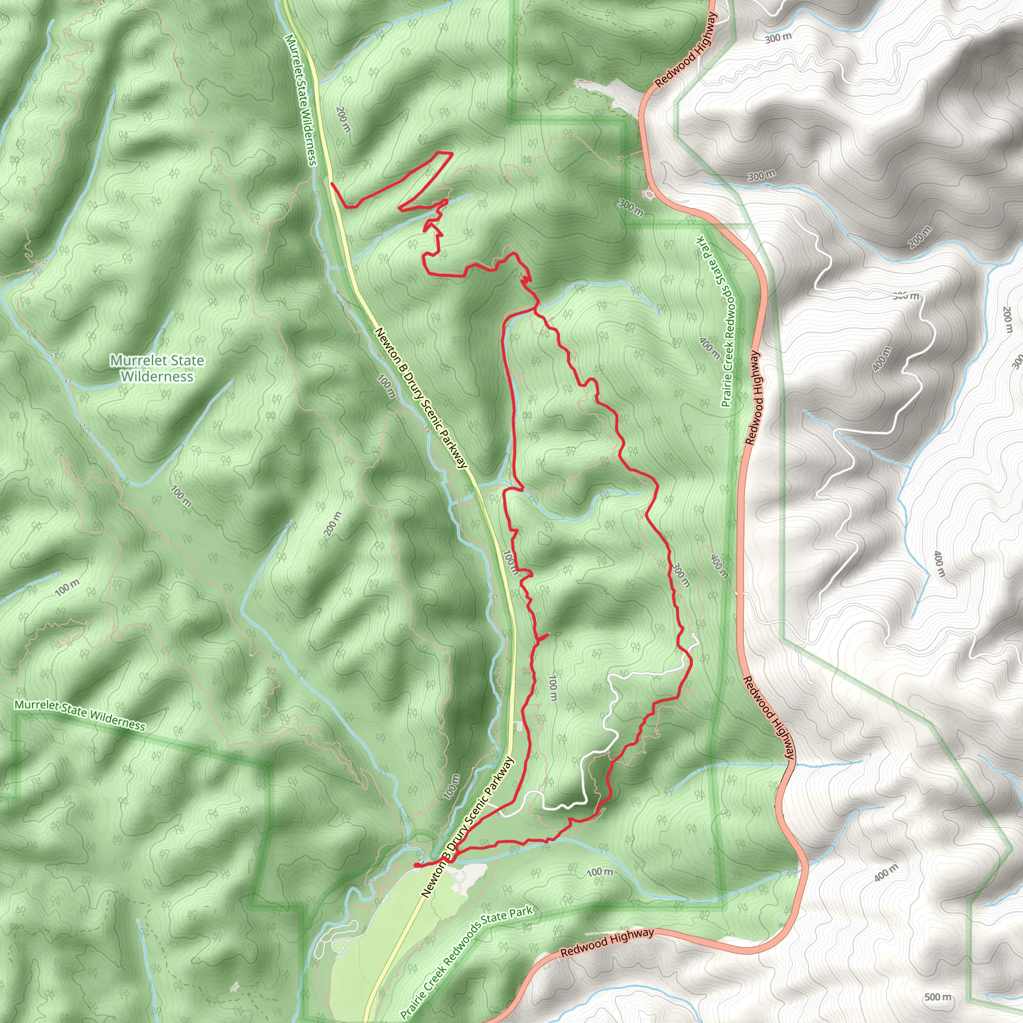 The Rhododendron and Foothill Loop Trail mobile static map