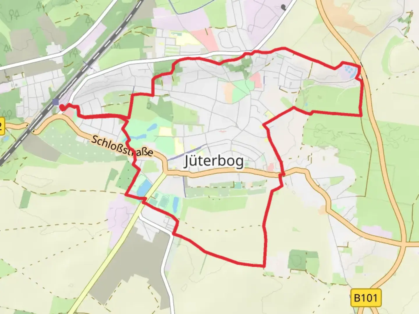 An image depicting the trail Spitzbubenweg Loop and its surrounding area.