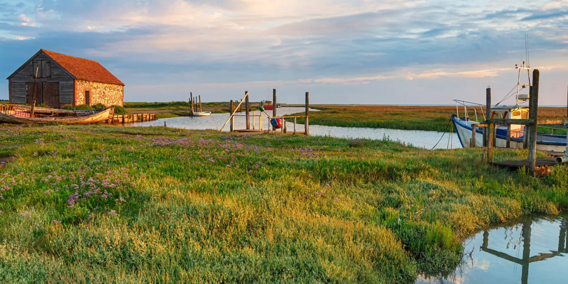 An image depicting the trail Thornham Circular and its surrounding area.