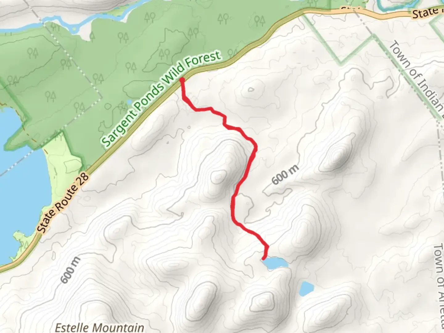 An image depicting the trail Slim Pond Trail and its surrounding area.