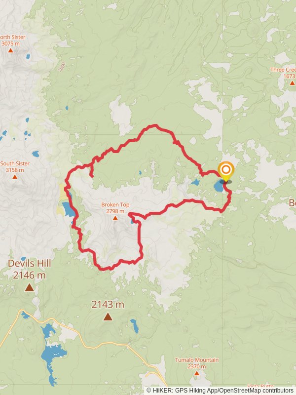 Park Meadow Tie Trail, Golden Lake and Broken Trail Loop