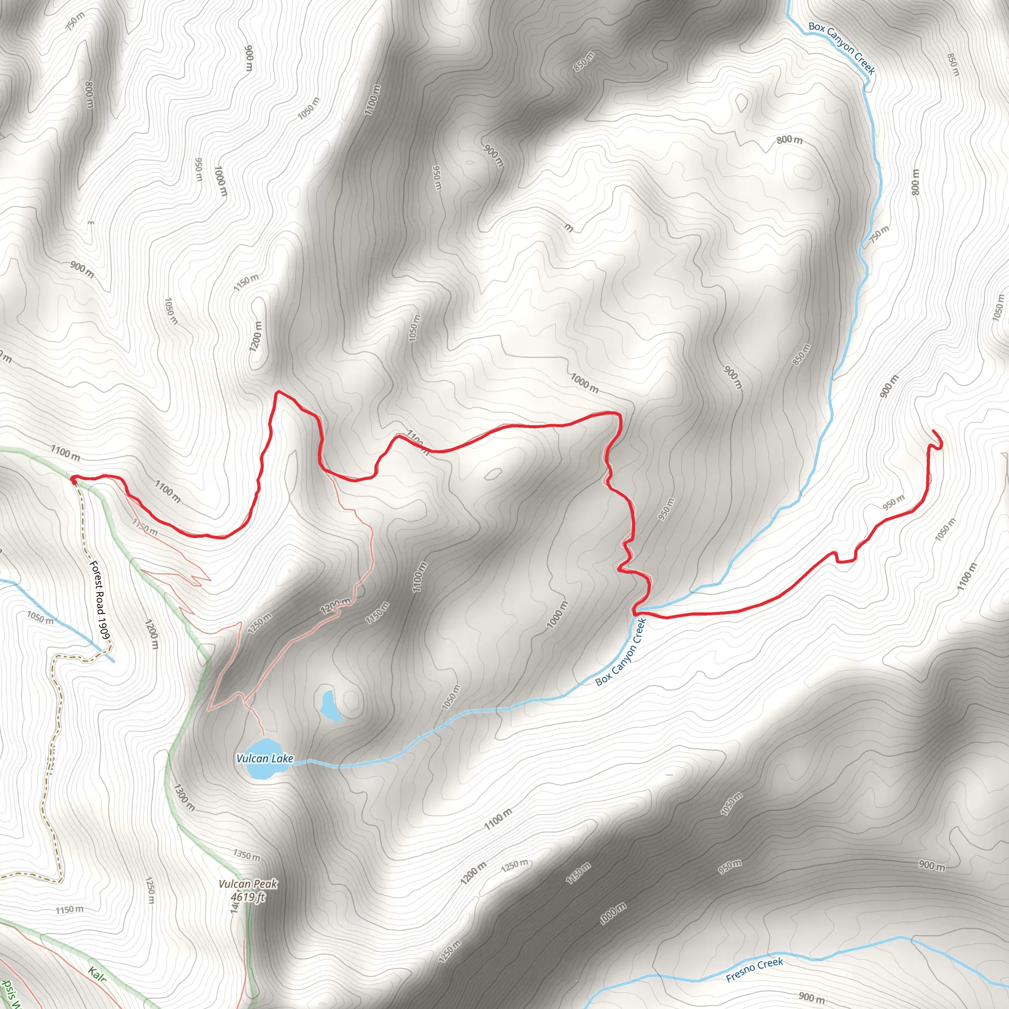 Gardner Mine Trail mobile static map