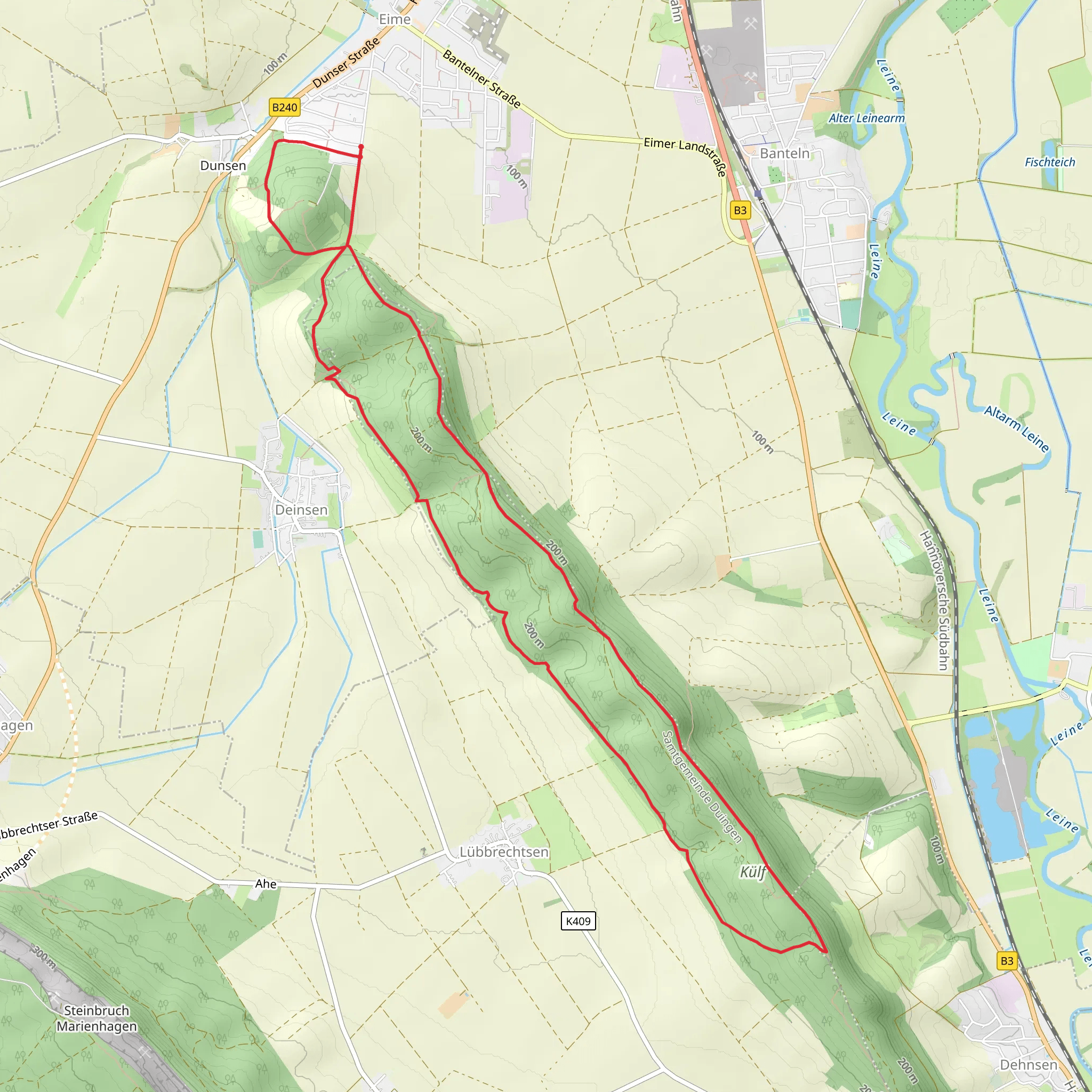 Cölleturm Loop mobile static map