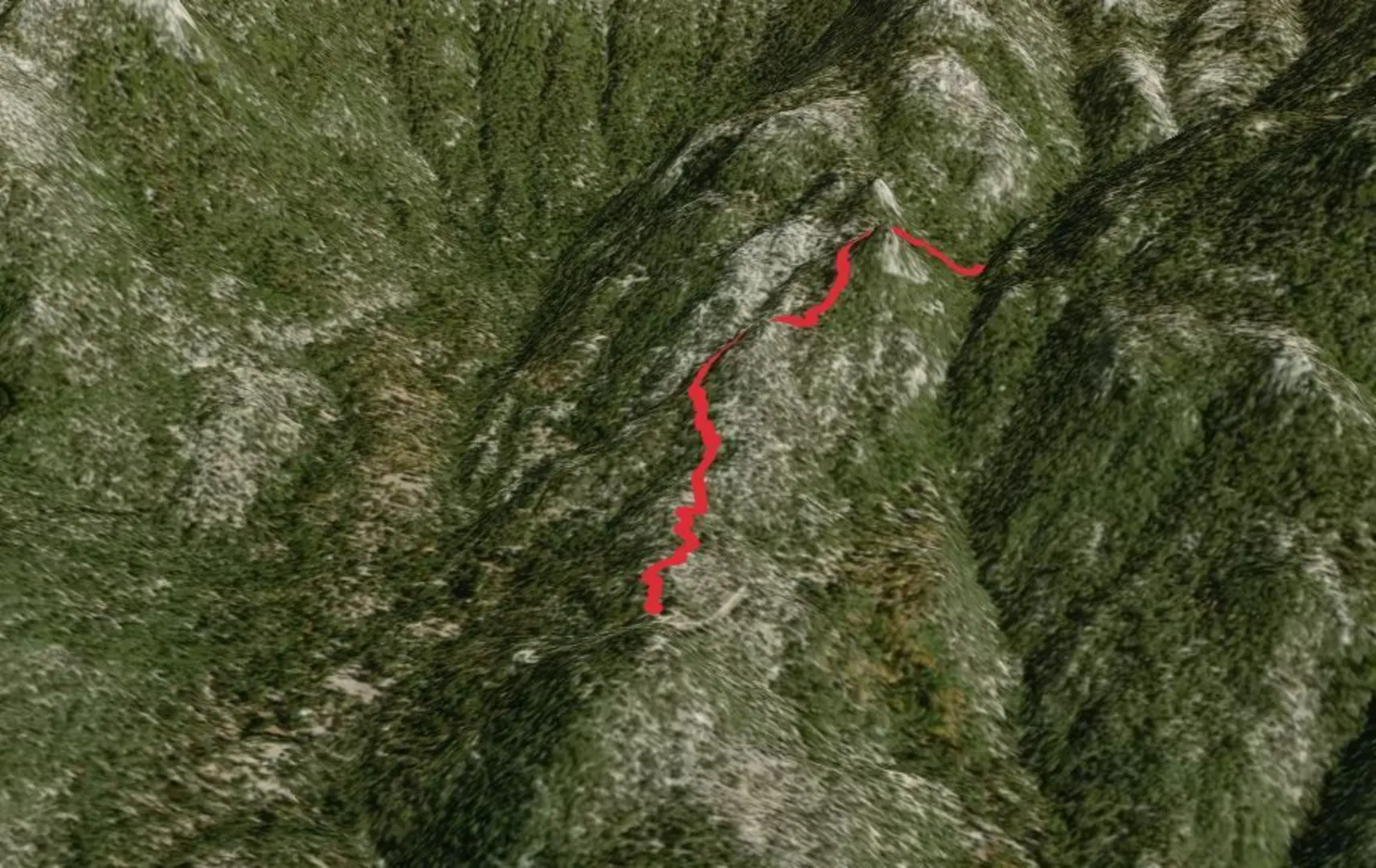 An image depicting the trail Seven Pines Trail and its surrounding area.