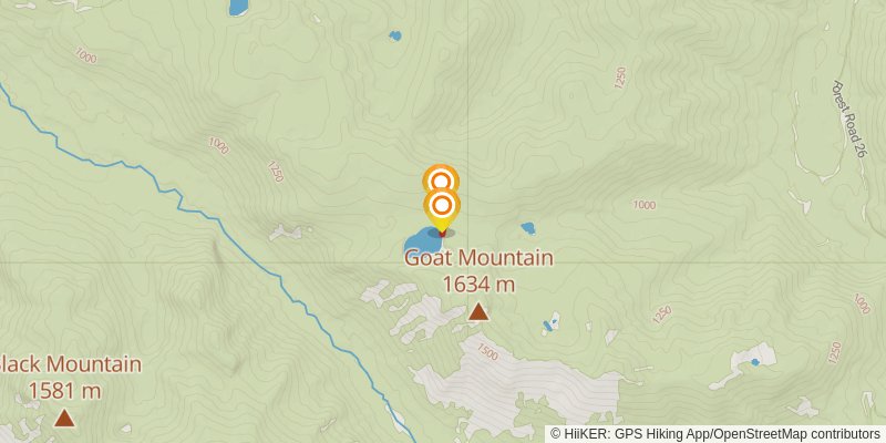 Northern Mount St Helens Loop alt 1 Map