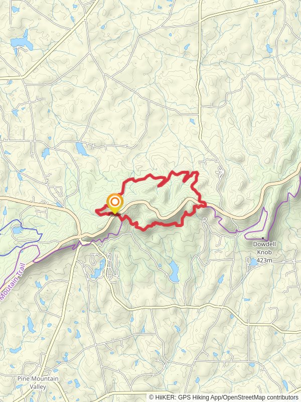 Pine Mountain Trail and Sawtooth Loop Trail